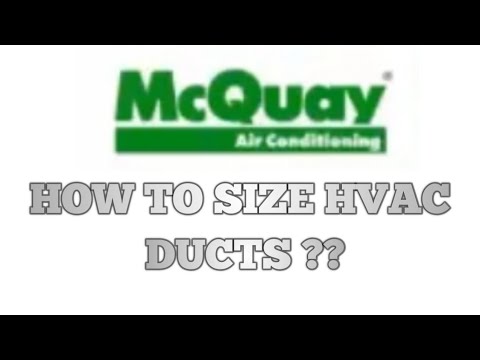 mcquay duct sizer online